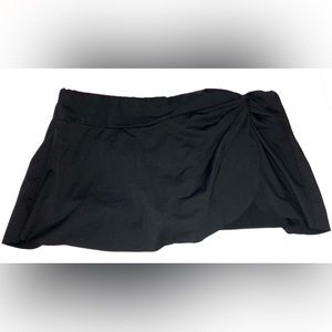 Anne Cole Swim Skirt Black Size Medium